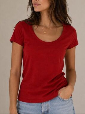 Banana Republic Luxe Touch Scoop Neck Tee